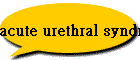acute urethral syndrome