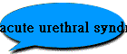acute urethral syndrome